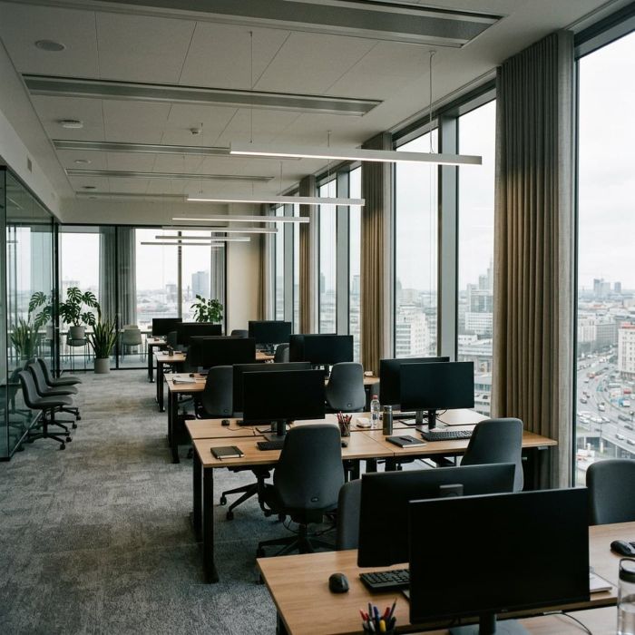 Штори для open space
