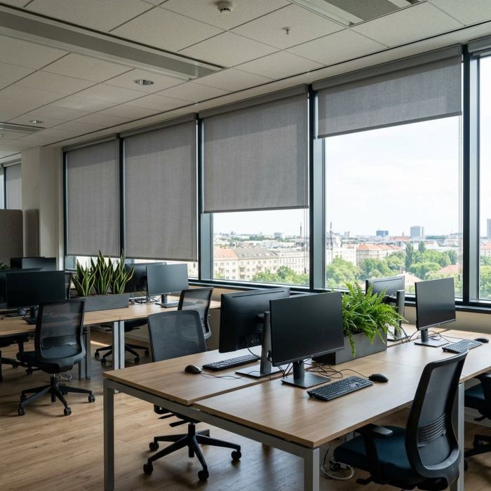 Штори для open space