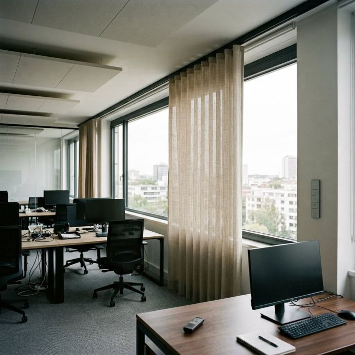 Штори для open space